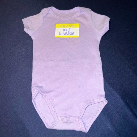 Nwot Calvin Klein lavender, infant onesie - Picture 1 of 4
